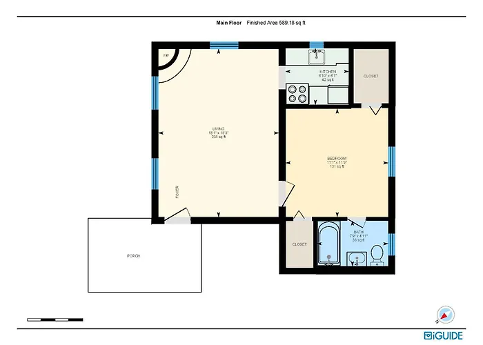 Huisje met 1 Slaapkamer